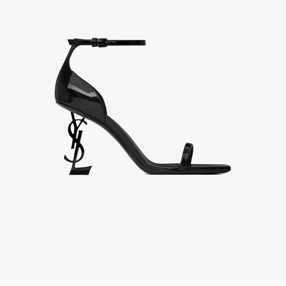 Yves Saint Laurent Black Patent Opyum 3” Heels Euro 40/US9 • never worn